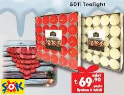 50'Lİ TEALİGHT 50'Lİ TEALİGHT
